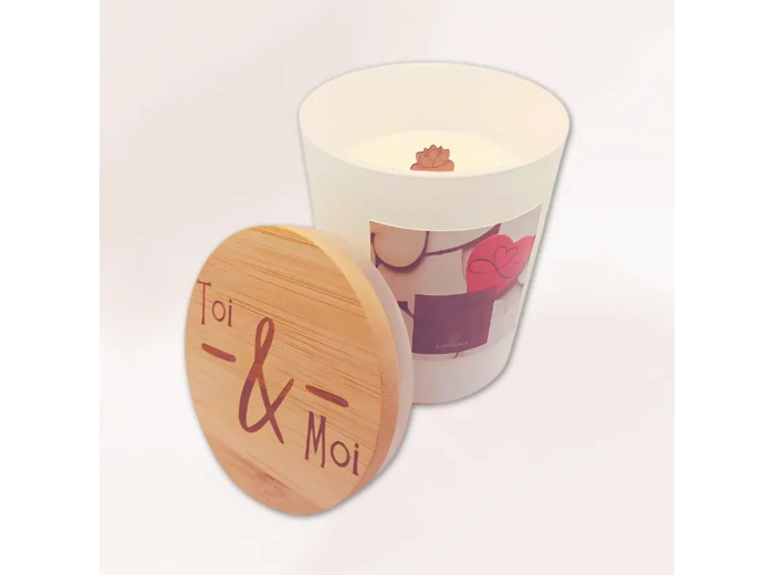 Bougie parfumée rechargeable - Amour Infini