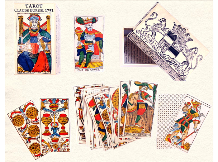 Tarot Claude Burdel 1751