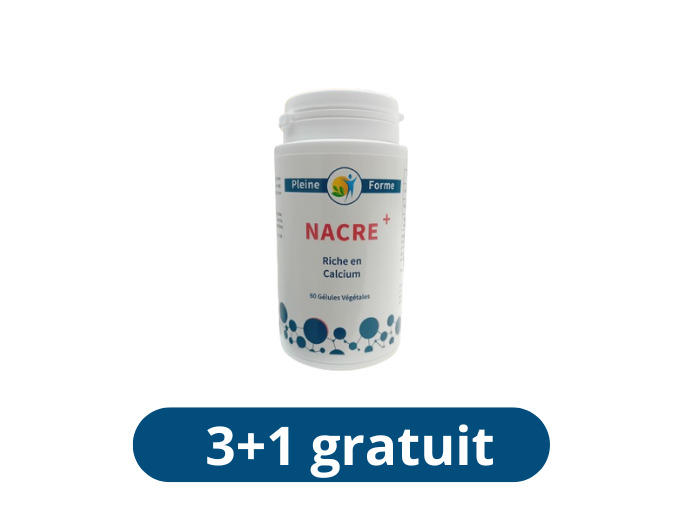 Nacre + source de calcium-60 gélules-Pleine Forme®