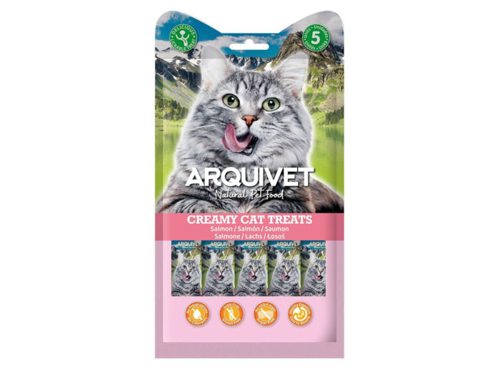 ARQUIVET, Creamy au saumon - 5 x 14g