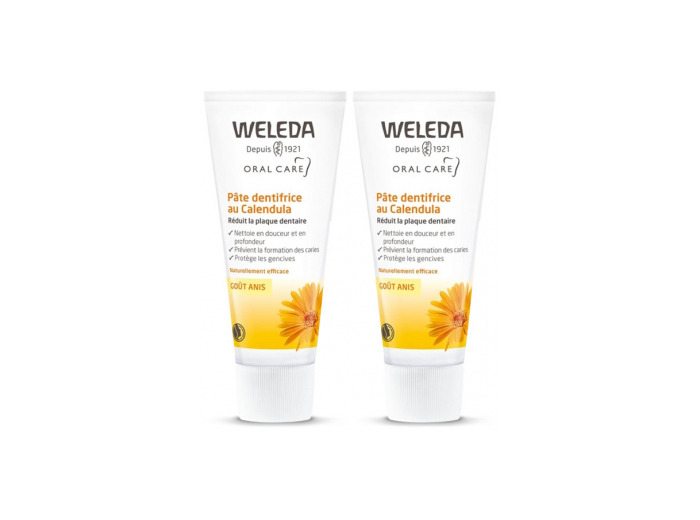Duo Pâte dentifrice au Calendula 75ml x2