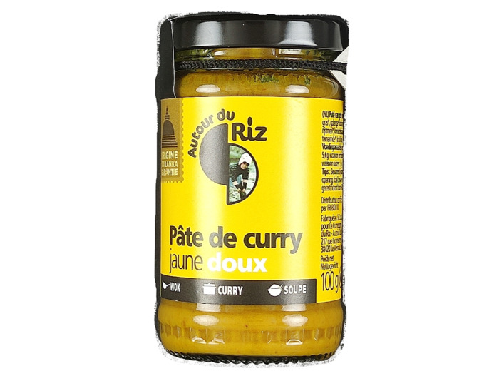 Pâte de Curry Jaune Doux 100g Bio