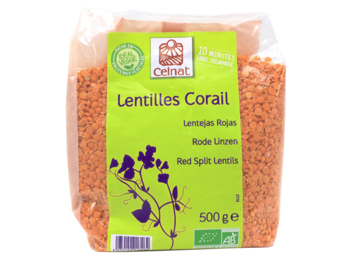 Lentilles Corail Bio 500g