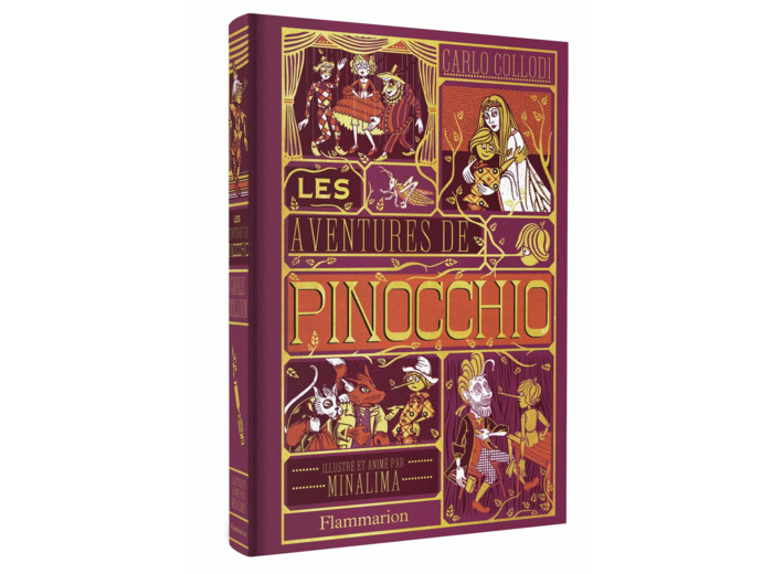 LES AVENTURES DE PINOCCHIO - ILLUSTRE ET ANIME PAR MINALIMA
