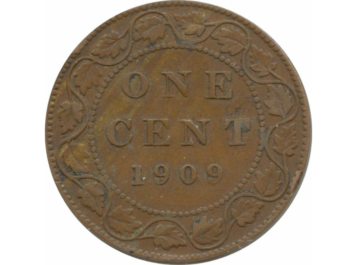 CANADA 1 CENT 1909 TTB