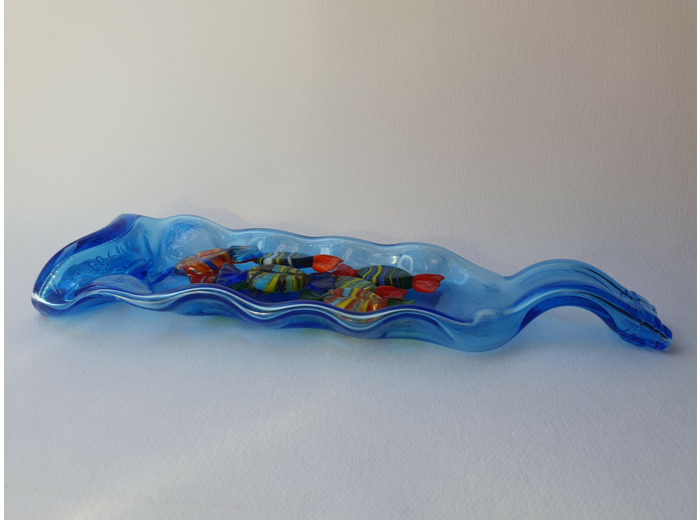 BOUTEILLE BLEUE PLATE