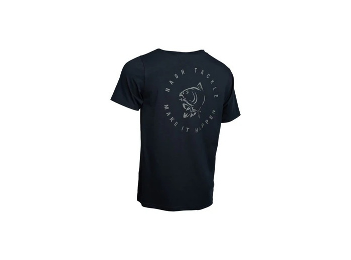 tee shirt carp logo noir nash