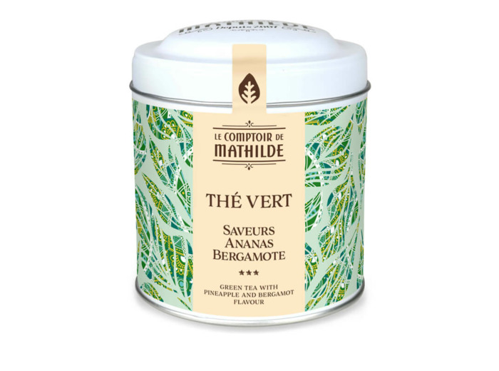 Thé Vert Saveurs Ananas Bergamote - 100g