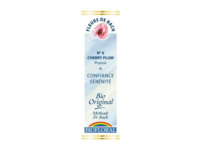 Fleur de Bach Cherry Plum, Prunus en compte-gouttes 20 ml