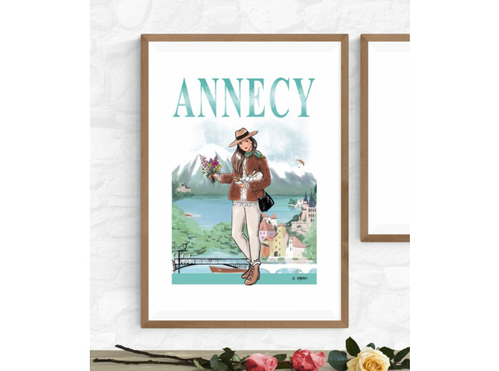 Annecy - affiche, carte postale