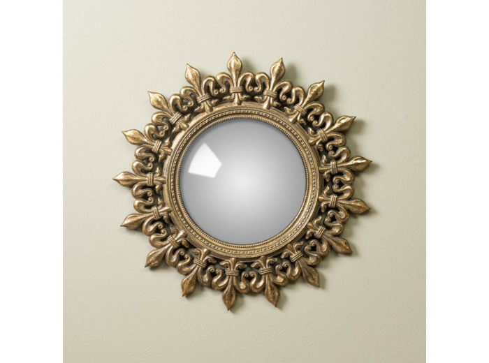 Miroir convexe soleil Antique 35cm