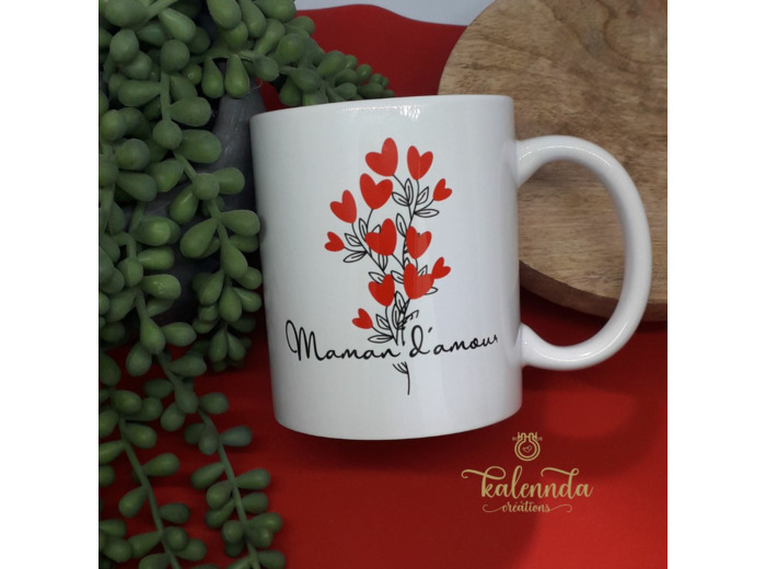 Mug Bouquet de coeurs