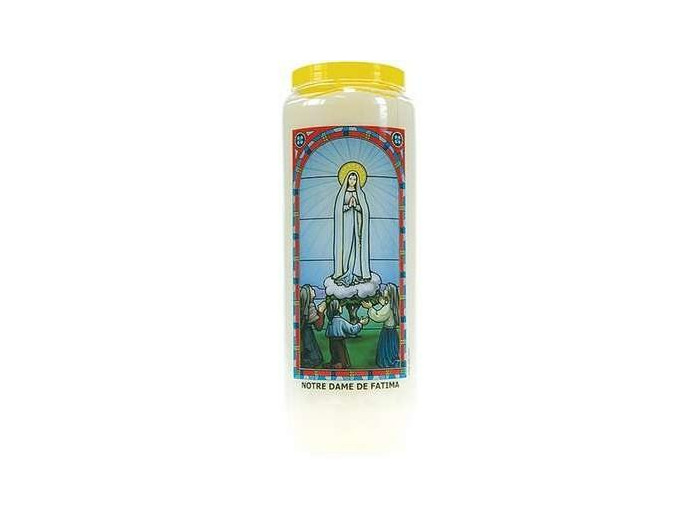 Neuvaine vitrail Notre dame de Fatima