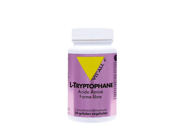 L-tryptophane-30 gélules végétales-Vit'all+