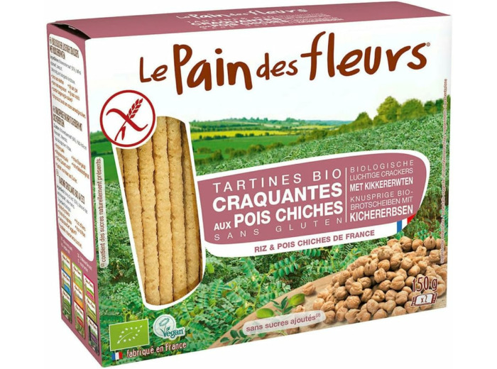 TARTINE CRAQUANTE POIS CHICHE 150G Le pain des Fleurs