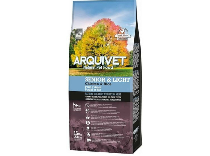 Croquettes Arquivet "DOG ADULT SENIOR & LIGHT" - 2 formats