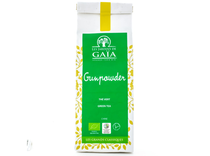 Thé Vert de Chine Gunpowder Bio 100g