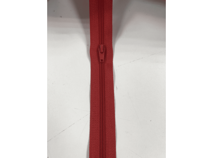 Fermeture à glissière le mètre en 5mm Rouge vif 145 2226