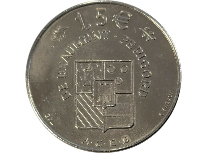 EURO TEMPORAIRE 1.5 EURO DE BEAUMONT PERIGORD 1997 SUP (SSN105)