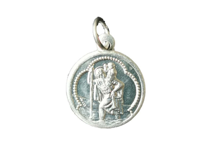 Médaille 17mm en Aluminium - CHRISTOPHE/MIRACULEUSE