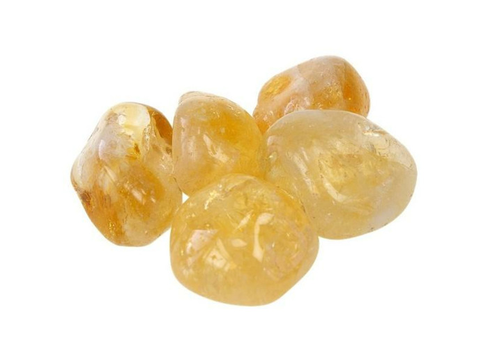 Pierre roulée Citrine chauffée