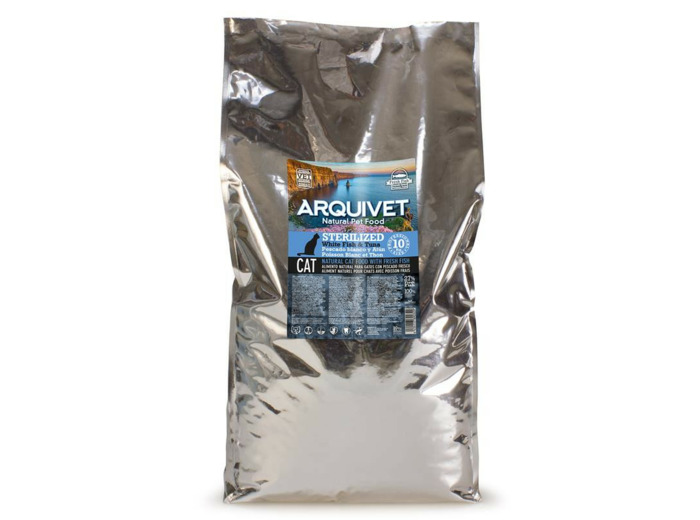 Croquettes pour chat stérilisé poisson blanc et thon - 10KG