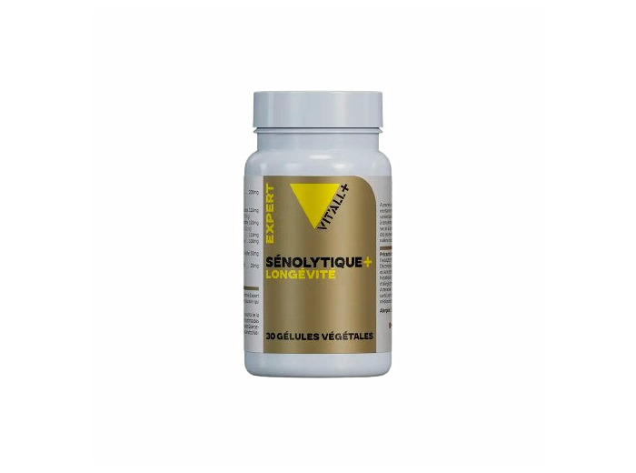 Sénolytique+ Longévité 30 Gélules Végétales – Vit'all+