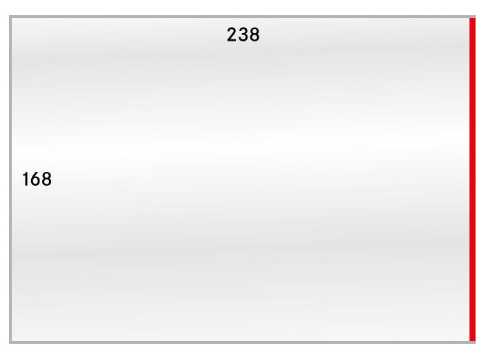 ETUIS PLASTIQUE 238 X 168 MM 891P