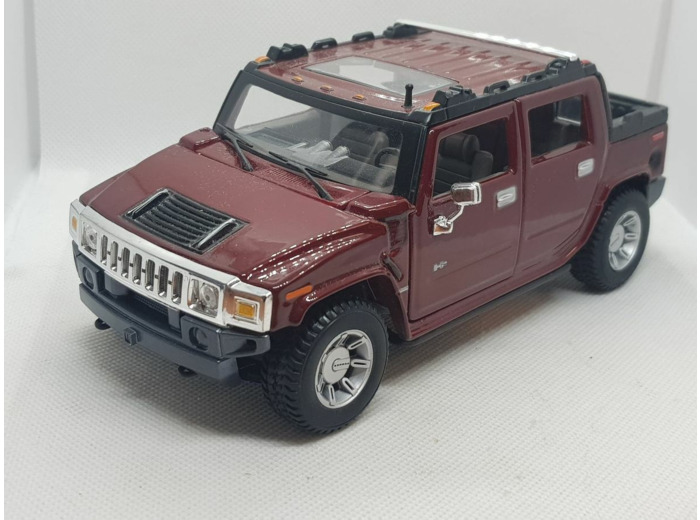 HUMMER H2 BORDEAUX MAISTO 1/27 SANS BOITE