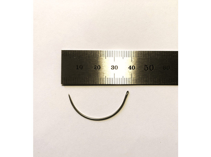 Carrelet courbe 50mm - Chas côté G959-50