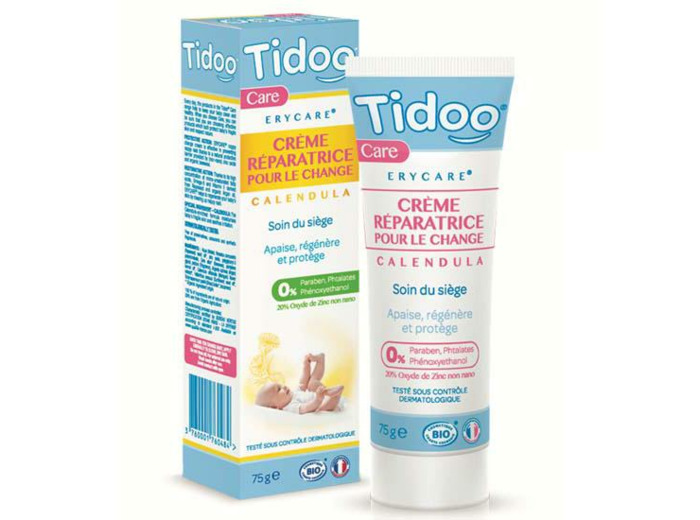 Crème de Change Réparatrice Bio au Calendula - 75 g-Tidoo