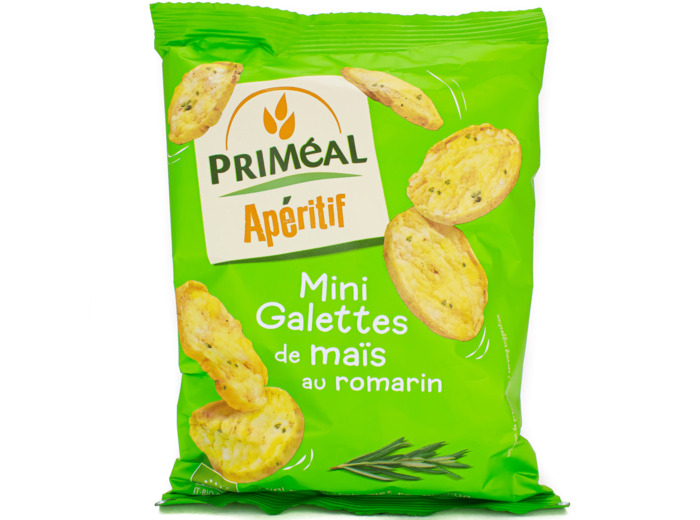 Mini Galettes de Maïs au Romarin Bio 50g