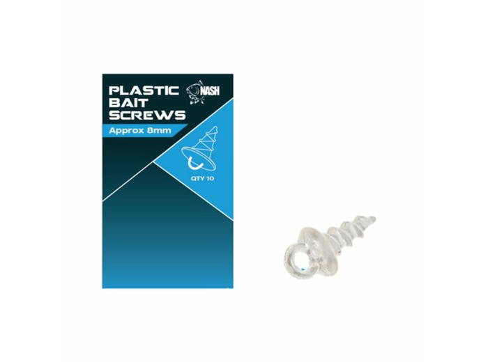 plastic bait screw 8mm nash