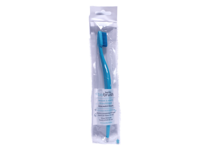 Brosse À Dents Bleu Adultes Médium-Souple Éco