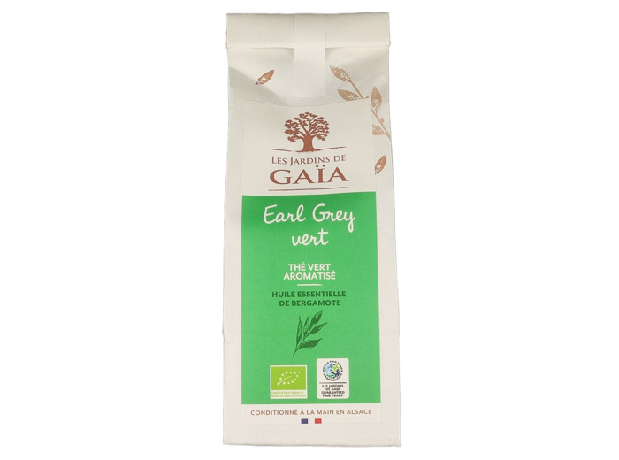 Thé Earl Grey Vert Aromatisé 100g Bio