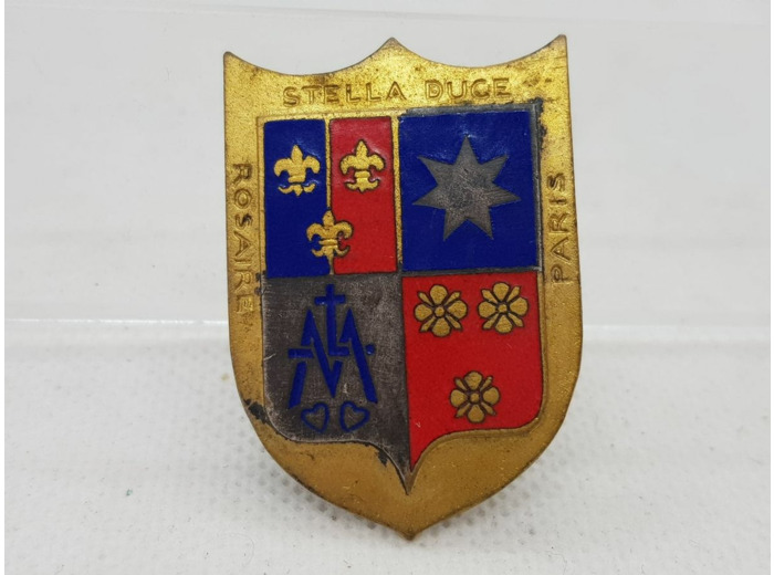 INSIGNE BROCHE STELLA DUCHE ROSAIRE PARIS PLANCHOT ET FILS