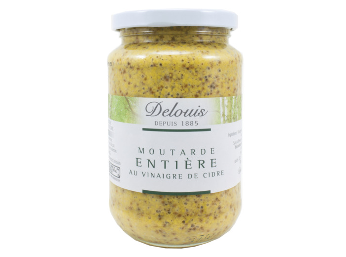 Moutarde Entière au Vinaigre de Cidre Bio 350g