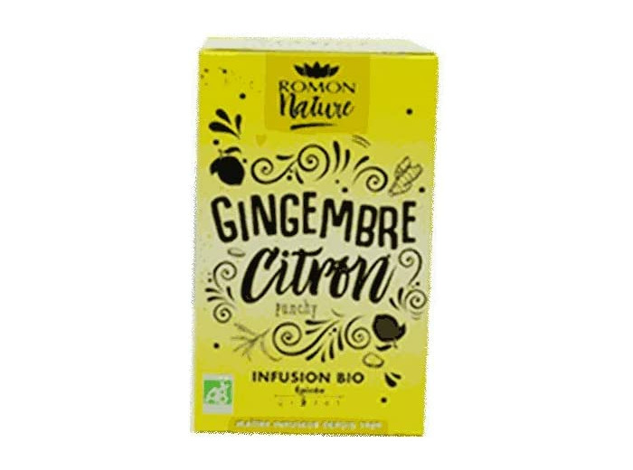 TISANE PUNCHY GINGEMBRE 16X1,8G Romon Nature