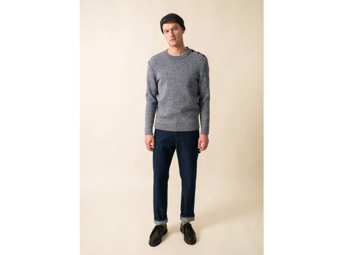 Pull mouliné Cancaleen laine