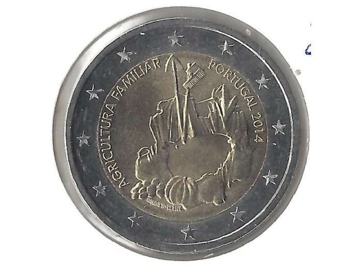 PORTUGAL 2014 2 EURO Commemorative agricultura