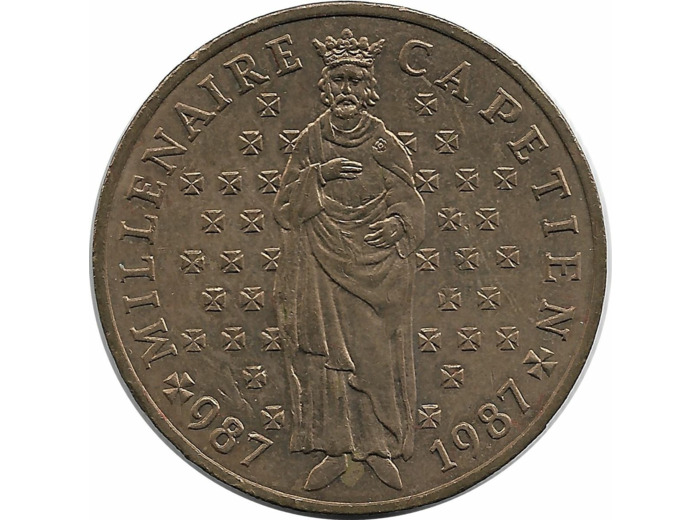 FRANCE 10 FRANCS CAPETIEN 1987 TTB+