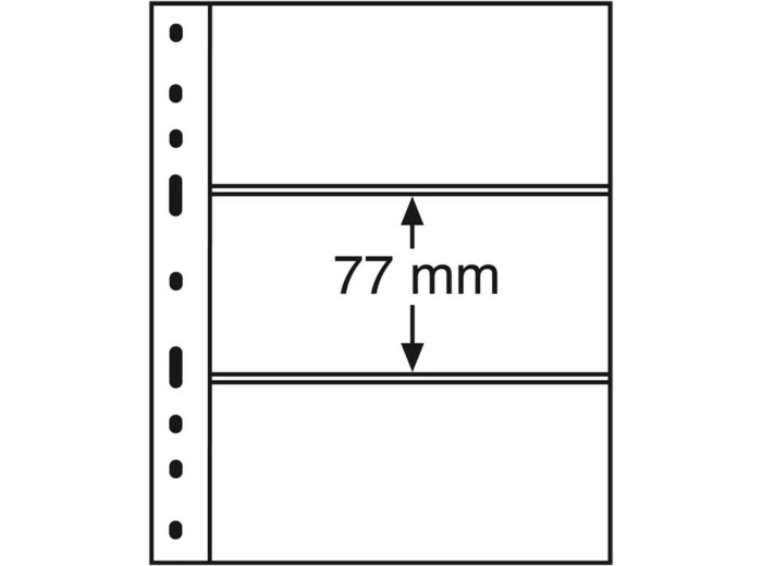 PAGES BILLET OPTIMA 3 CASES NOIRES 316307 par 10