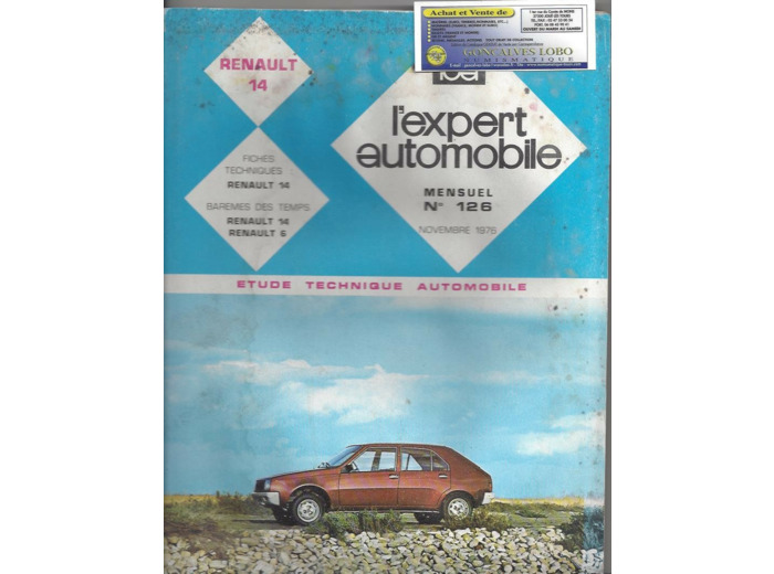 EXPERT AUTOMOBILE RENAULT 14 N°126 NOVEMBRE 1976