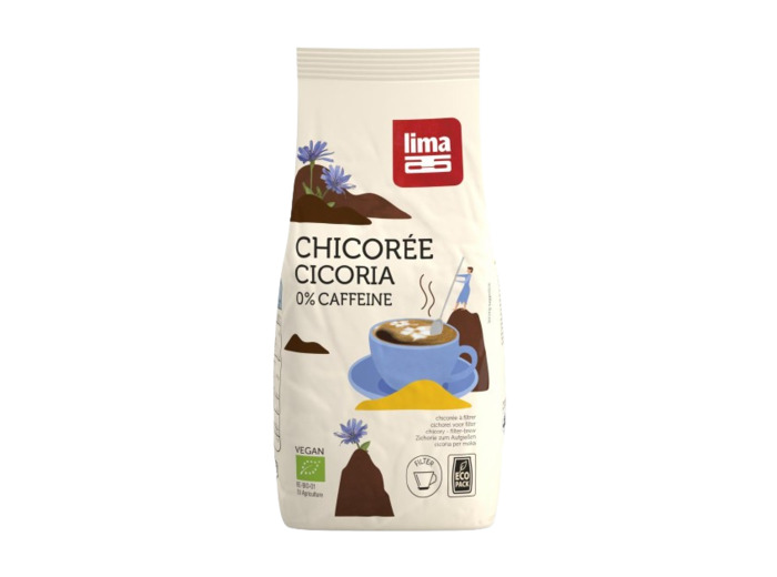 Chicorée Bio à filtrer 0 caféine-250g-Lima