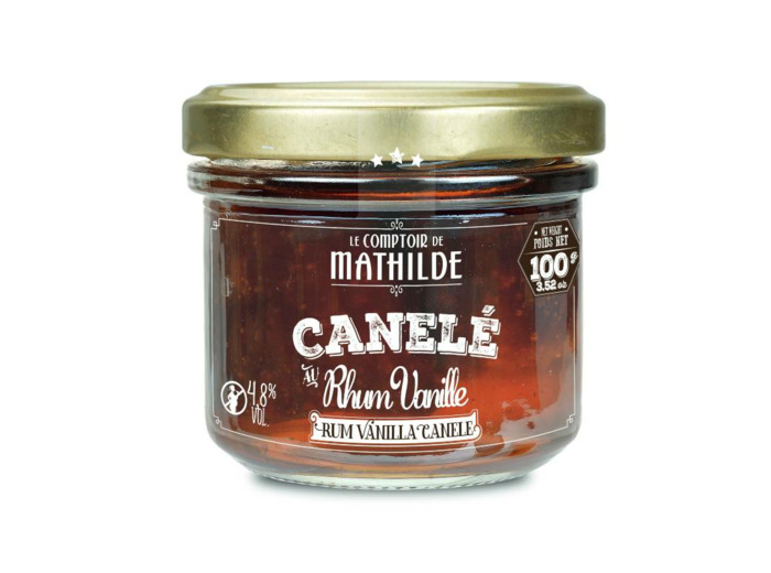 Canelé au rhum vanille - 100g