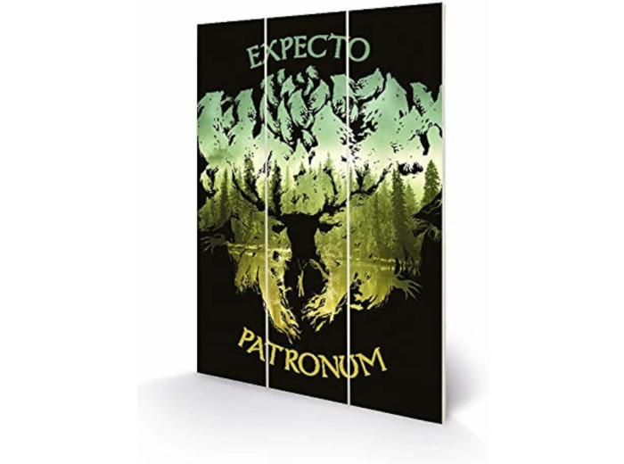 Impression sur bois Expecto Patronum - Harry Potter