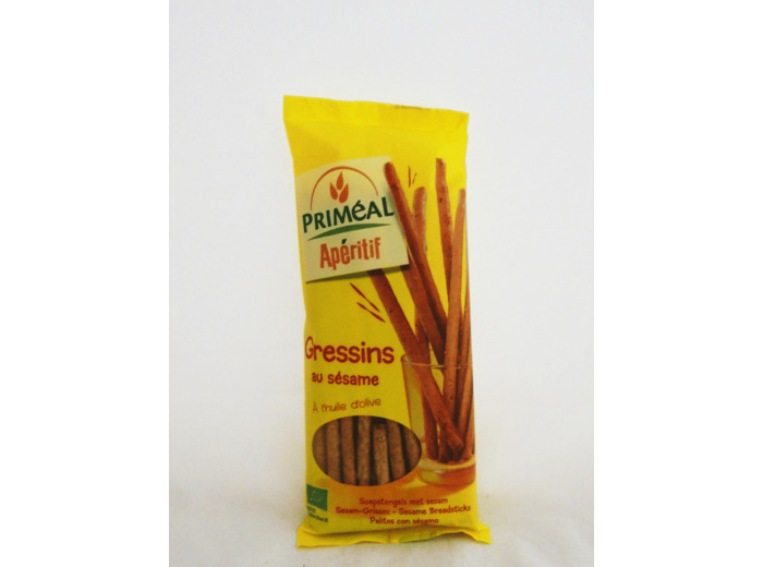 Gressins au Sésame à l'Huile d'Olive Bio 120g