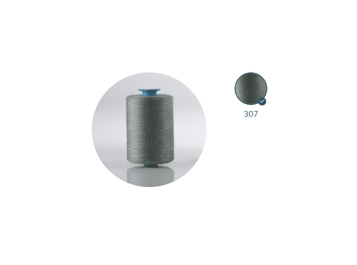 ZX 35 - 307 GLYCINE FIL À COUDRE 100% POLYESTER TRÈS RÉSISTANT bobine 500m