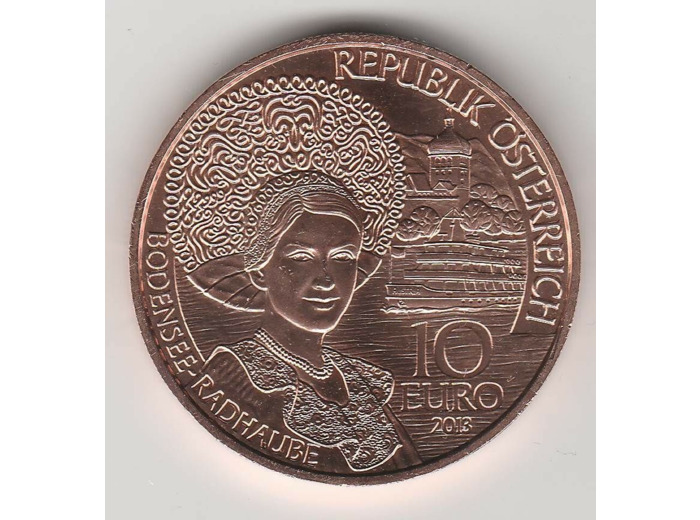 AUTRICHE 10 EURO VORALBERG 2013