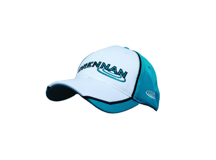 casquette drennan aqua white